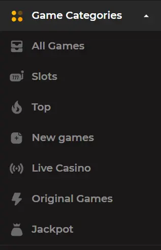 Spin Star Casino category