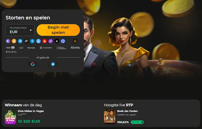 SpinStarBet Casino Netherlands bonus